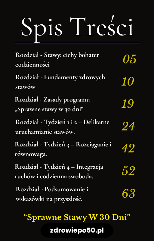 eBook "Sprawne Stawy W 30 Dni"